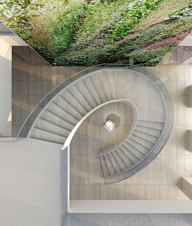 盛源集團(tuán)辦公樓空間設(shè)計 樓梯效果圖-pc